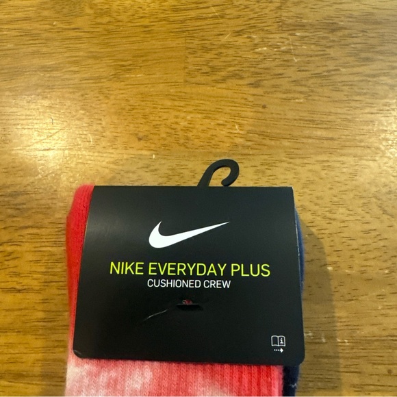 Nike Mens 2 Pair Crew Socks XL Red White Blue Patriotic Olympic DQ4046 902 New - Picture 2 of 6